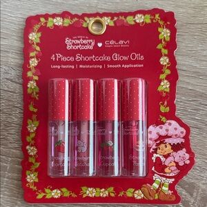 Strawberry Shortcake Glow Oils Set - Red & Pink